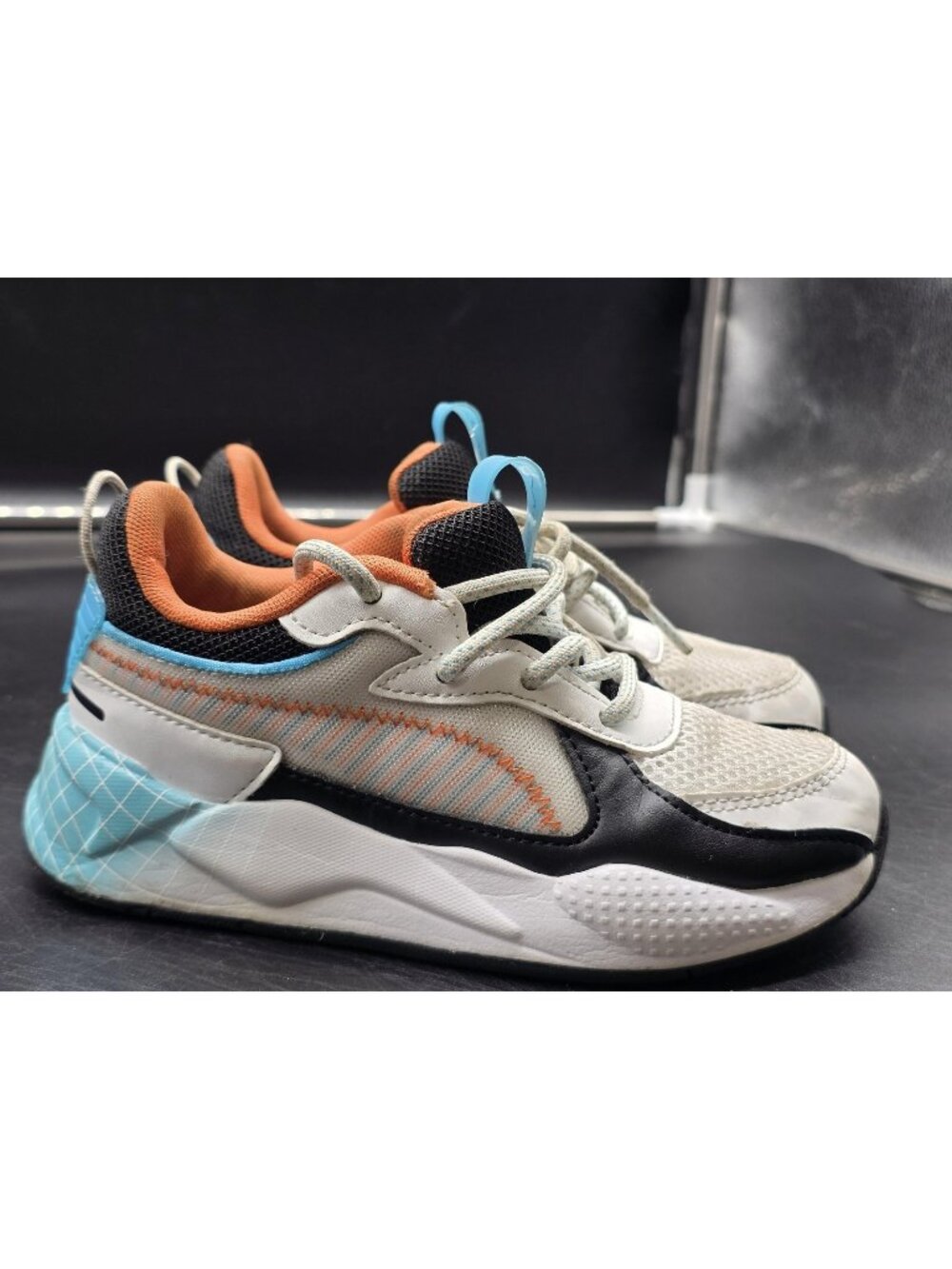 PUMA Running System Shoes Kids Size 13.5C Multicolor Sneakers 397872-01 Stains